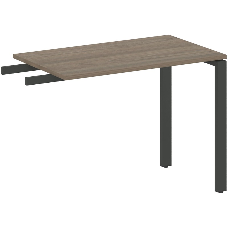 Изображение товара Приставка-брифинг Metal System Style БП.ПР-3 (вяз благородный/антрацит, 1000x600x750 мм)