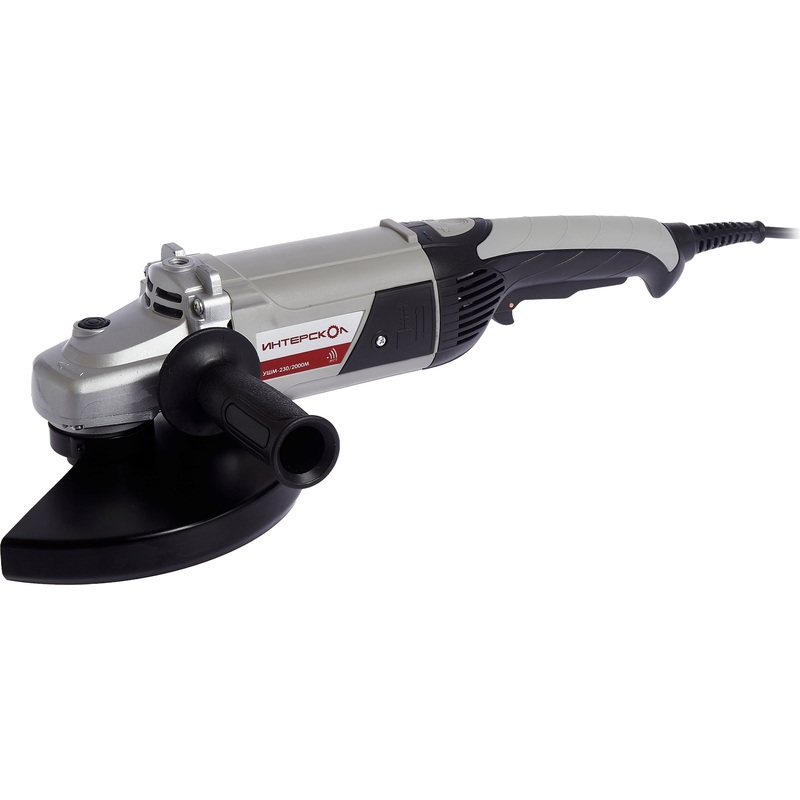 Изображение товара Шлифмашина угловая сетевая Интерскол УШМ-230/2000М (626.1.1.00)