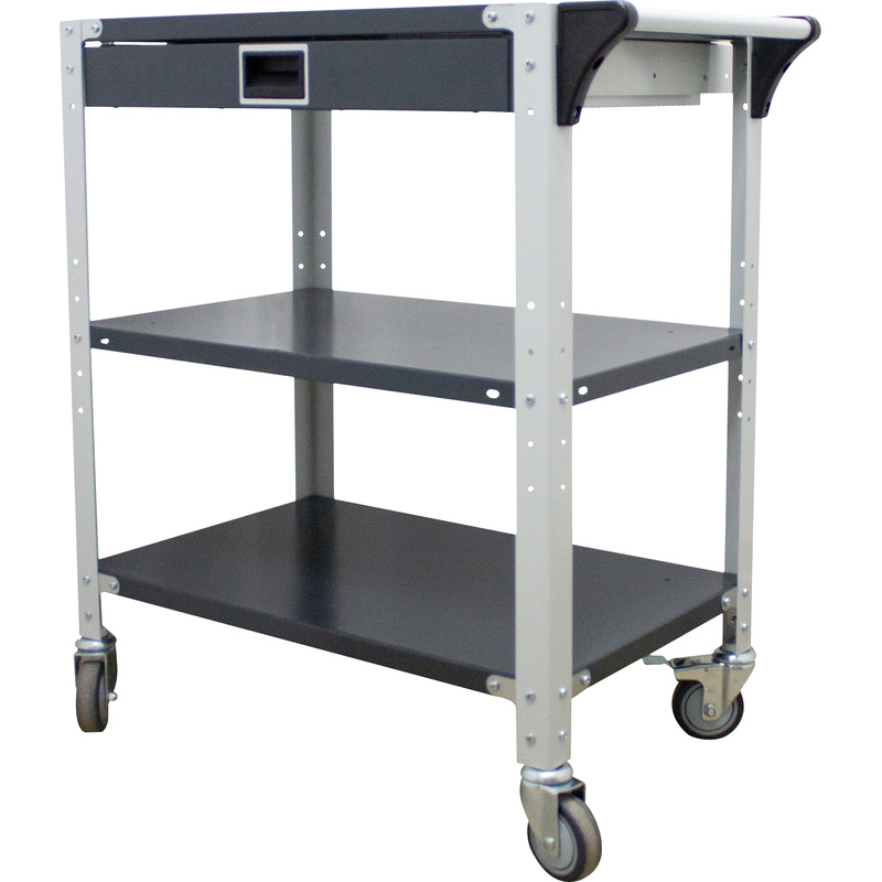 Изображение товара Тележка Smart 1-1М металлическая с выдвижным ящиком 747х500х968 мм