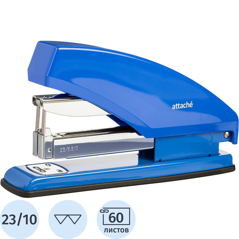Изображение товара Степлер мощный Attache Cliff до 60 листов, синий