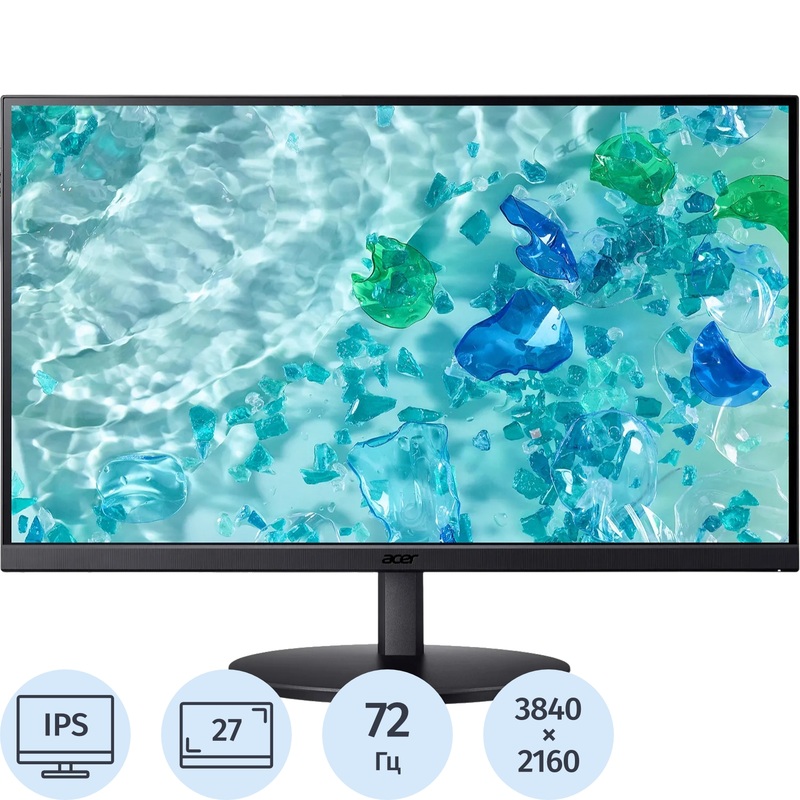 Изображение товара Монитор 27" Acer CB272KL1bmiiprx чёрный (UM.HB2CD.101) Изображение товара Монитор 27" Acer CB272KL1bmiiprx чёрный (UM.HB2CD.101)
