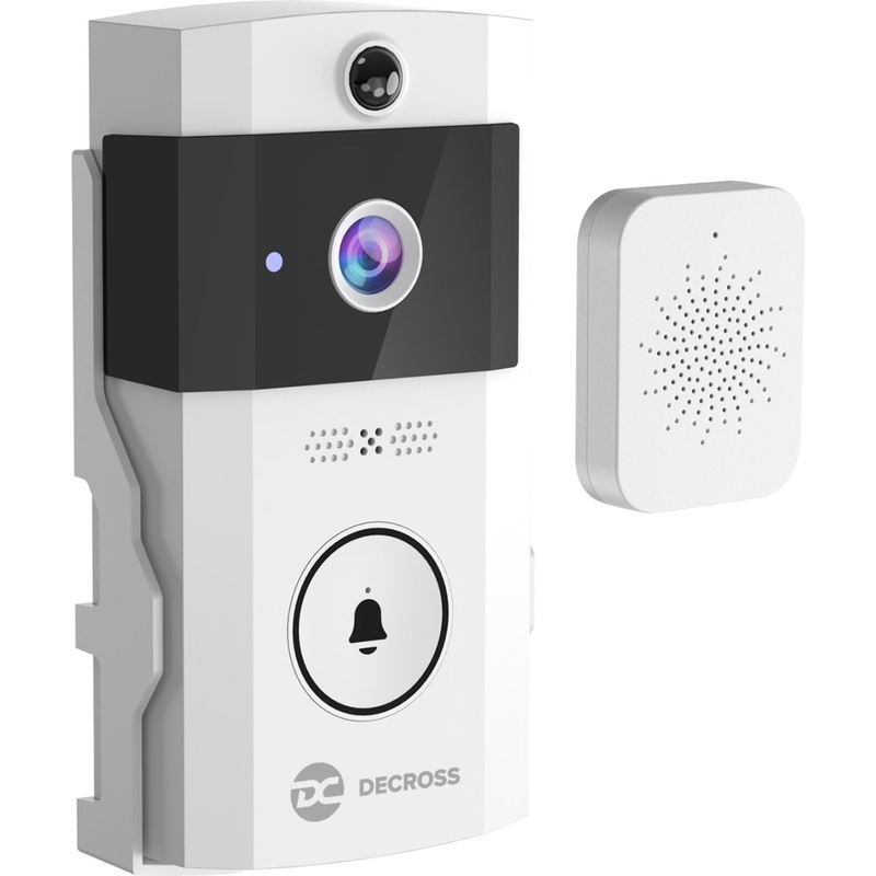 Изображение товара Звонок дверной Decross U9 с накладным монтажом и литий-ионной батареей