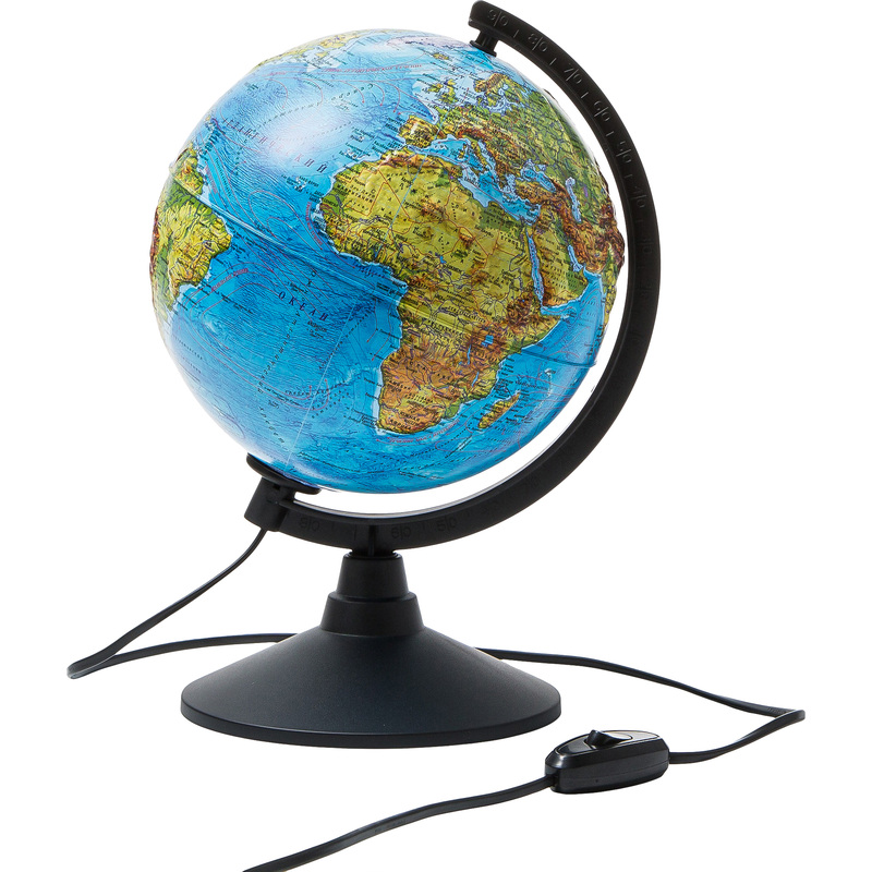 Изображение товара Глобус Globen Классик 21 см физико-политический рельефный с подсветкой