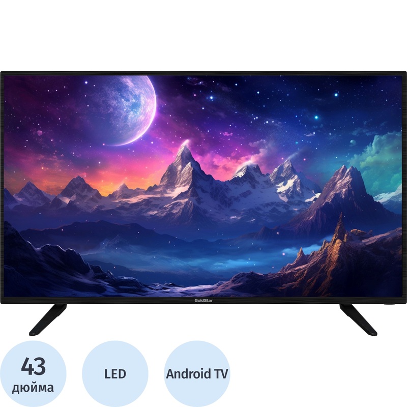 Изображение товара Телевизор Goldstar LT-43F1000 Full HD с Smart TV и Wi-Fi