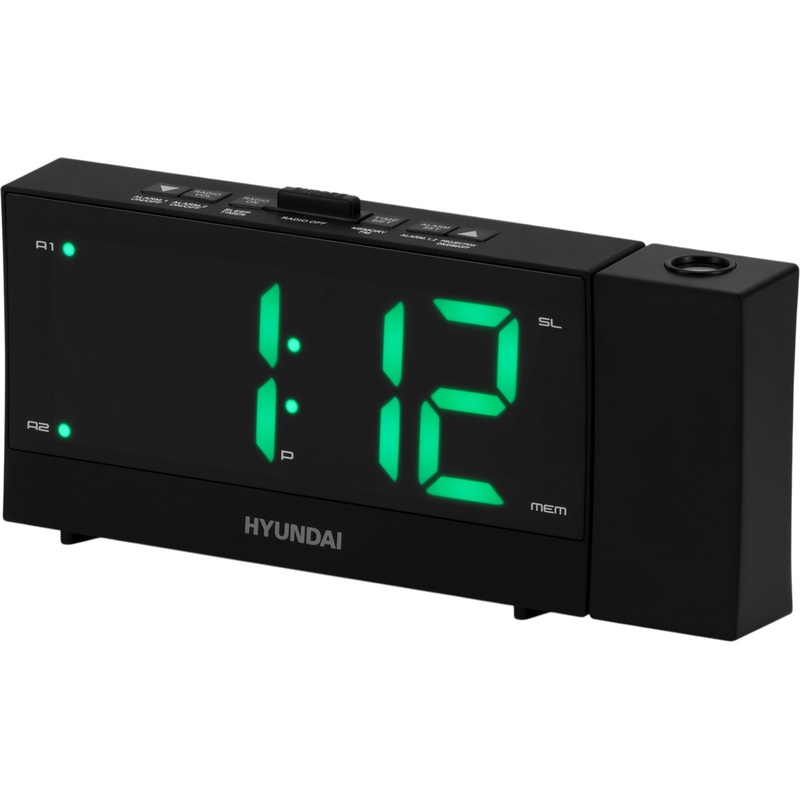 Изображение товара Радиобудильник Hyundai H-RCL243 чёрный Изображение товара Радиобудильник Hyundai H-RCL243 чёрный