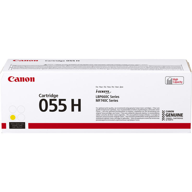Изображение товара Картридж лазерный Canon 055H Y 3017C002 желтый