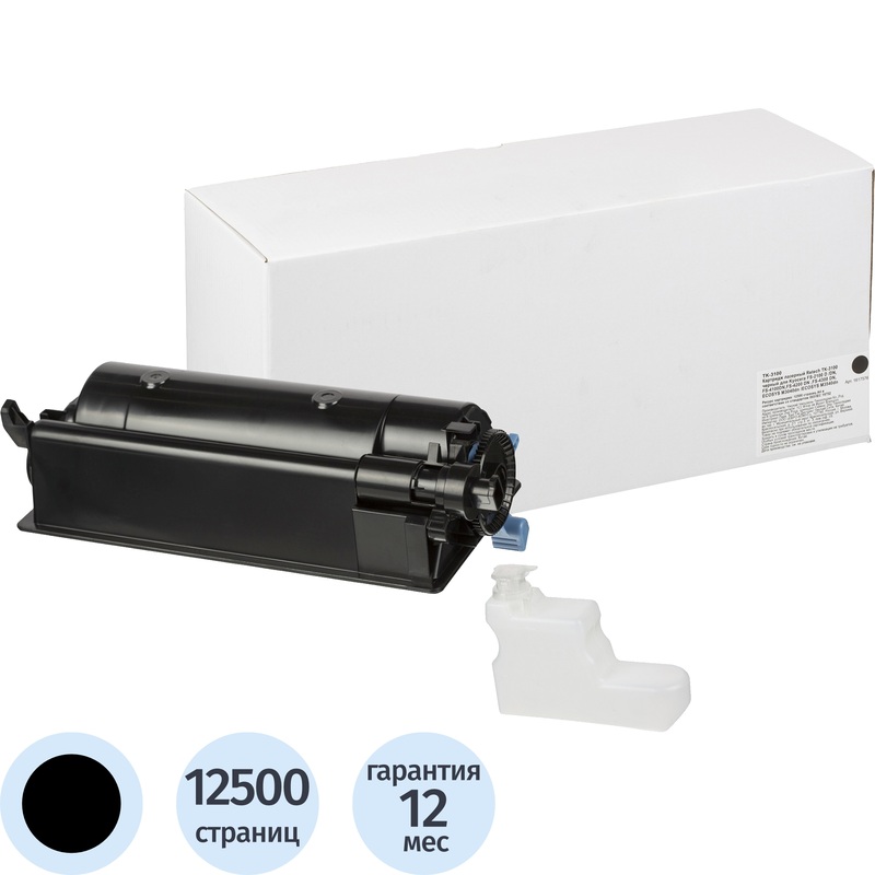 Изображение товара Картридж лазерный Retech TK-3100 12500 страниц для Kyocera чёрный совместимый