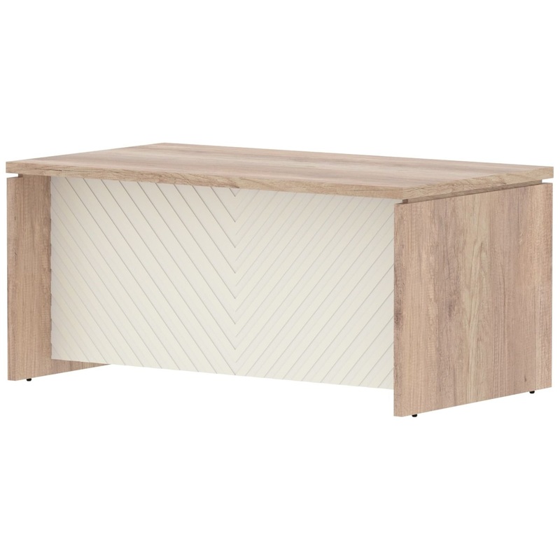 Изображение товара Стол руководителя письменный Torr Lux дуб каньон/латте 1600х900х750 мм