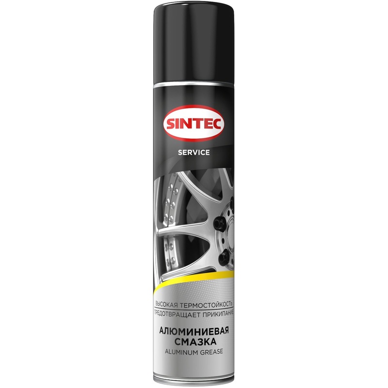 Изображение товара Sintec Aluminum Grease аэрозоль 400 мл высокоадгезионная алюминиевая смазка