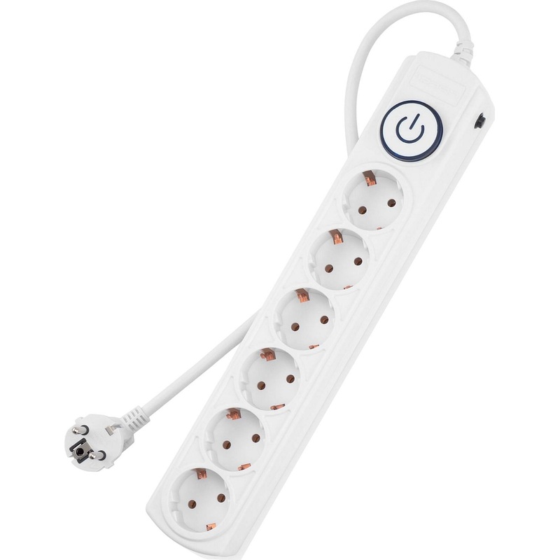 Изображение товара Сетевой фильтр Ippon BK-6-EU-1.8-16-W на 6 розеток 1.8 метра