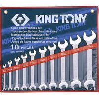 Набор ключей рожковых King Tony 6-28 мм 10 предметов (1110MR)