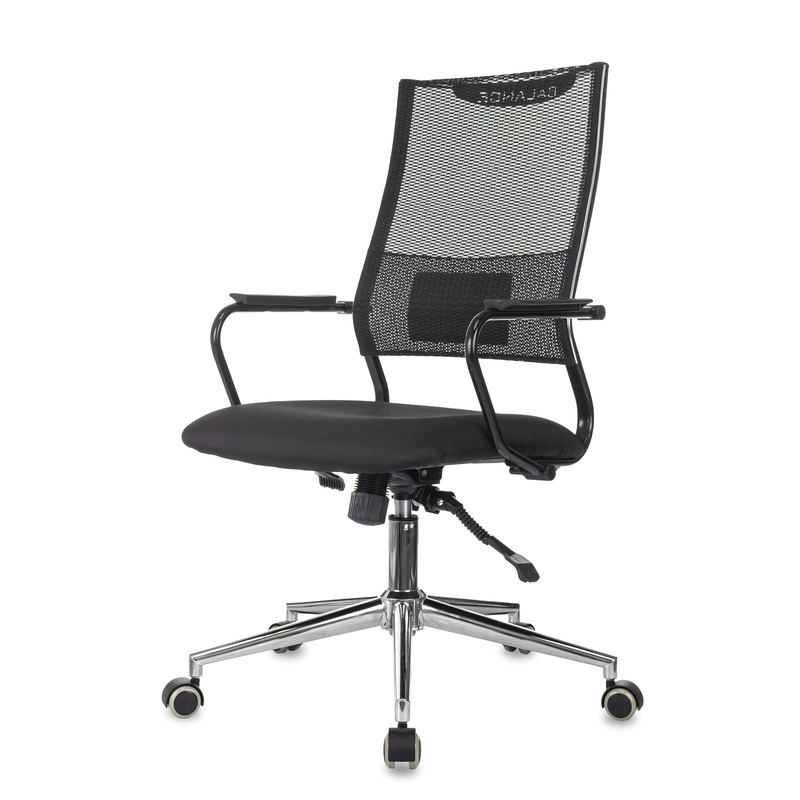 Изображение товара Кресло для руководителя Бюрократ CH BALANCE-LUX чёрное с регулировкой высоты и механизмом качания