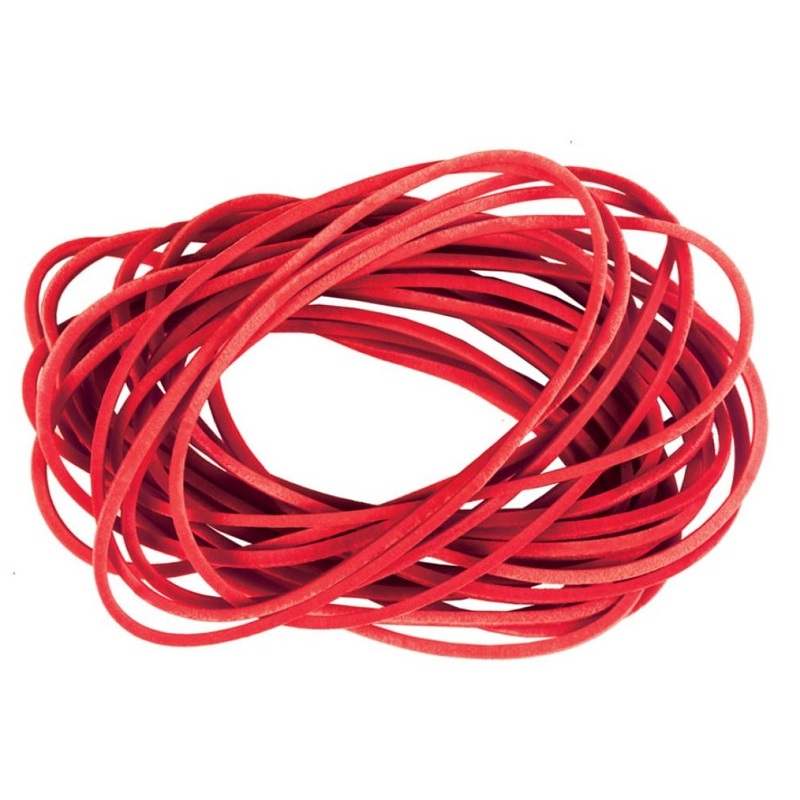 Изображение товара Резинка для денег 100 г диаметр 50 мм красный