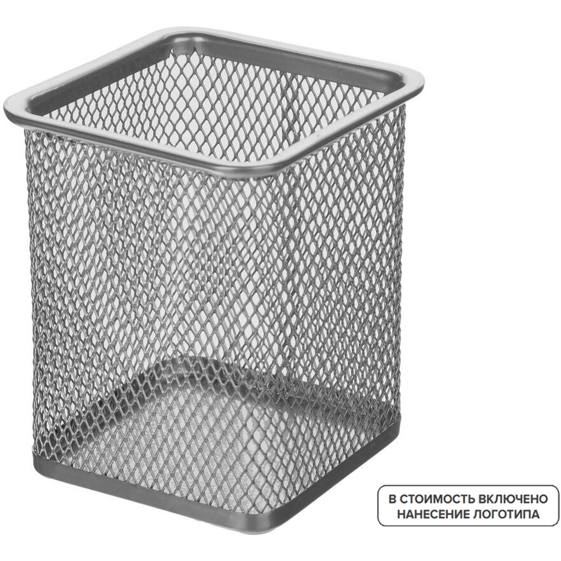 Изображение товара Подставка-стакан Attache серебристая для офиса и промо-акций 72 шт