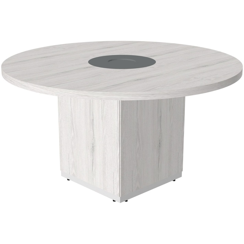 Изображение товара Стол для переговоров Time.S Ts-140, круглый, 1400x1400 мм, дуб эльза