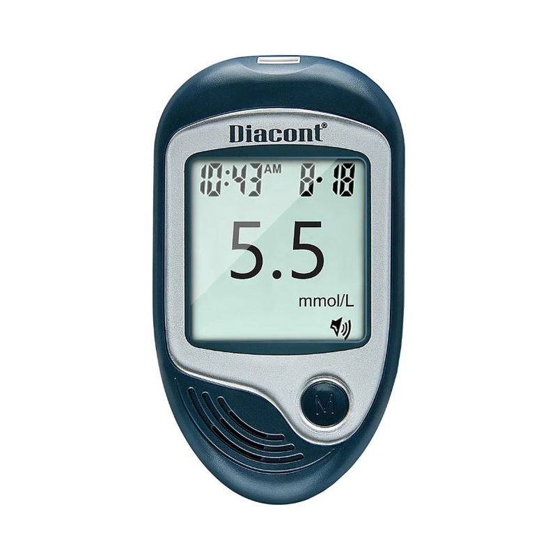 Изображение товара Глюкометр Diacont Voice с высокой точностью и функциями для идеального контроля