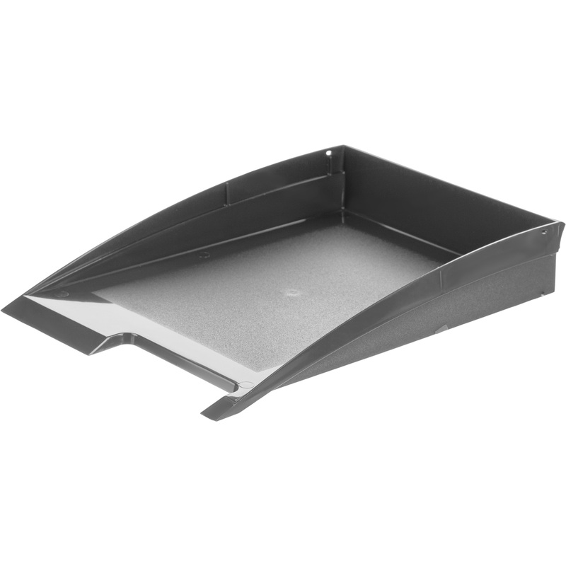 Изображение товара Лоток горизонтальный для бумаг А4 Attache Success серый пластиковый