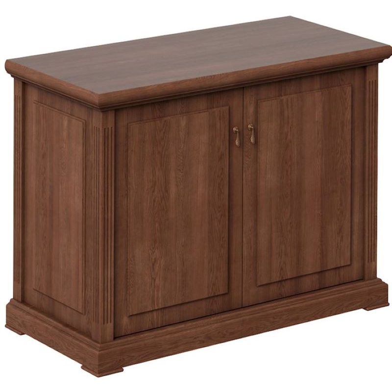Изображение товара Греденция Ministry MNS2940203 низкий шкаф дуб шоколадный 1170х550х880 мм