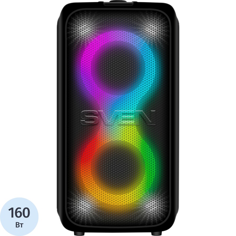 Изображение товара Акустическая система Sven PS-1000 чёрная с Bluetooth и подсветкой