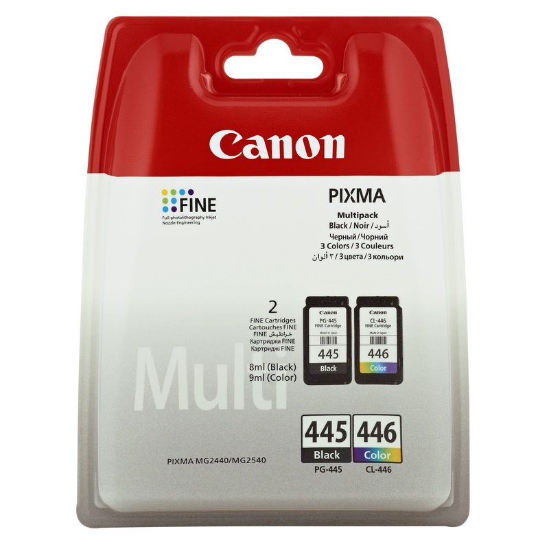 Изображение товара Набор картриджей Canon PG-445/CL-446 цветной и черный 8283B004/008