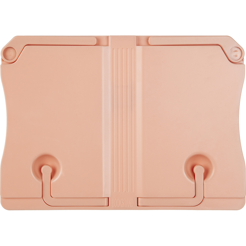 Изображение товара Подставка для книг Комус Класс пластиковая розовая легкая и устойчивая