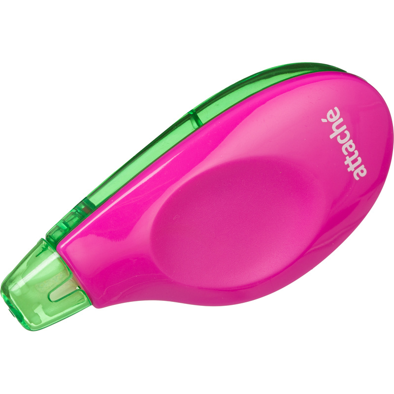 Изображение товара Корректирующая лента Attache Neon 5 мм x 6 м с автоподкручиванием