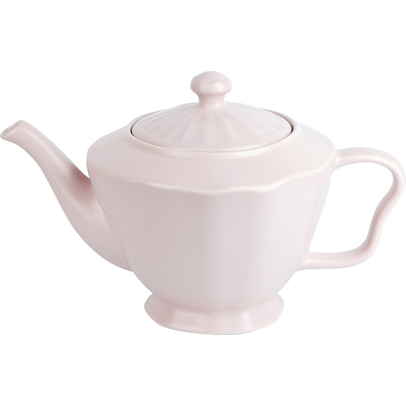 Изображение товара Фарфоровый чайник Nouvelle Home Crayola Pudra 1200 мл розовый