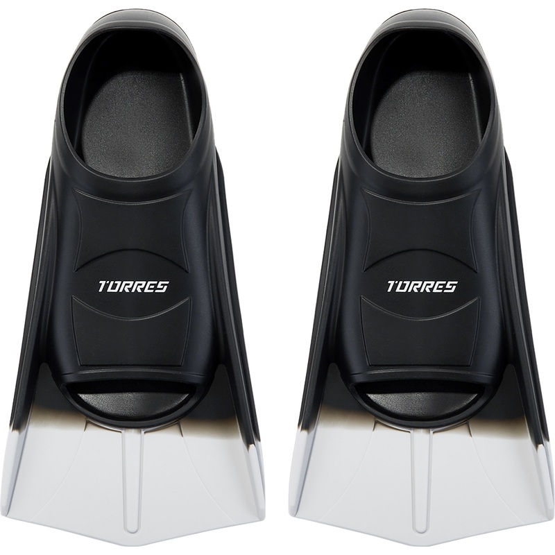 Изображение товара Ласты для бассейна Torres F01 SWF012405BK размер 39-41 чёрные/серые
