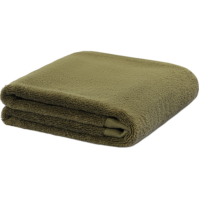 Изображение товара Махровое полотенце Essential 50x90 см зелёное из 100% хлопка