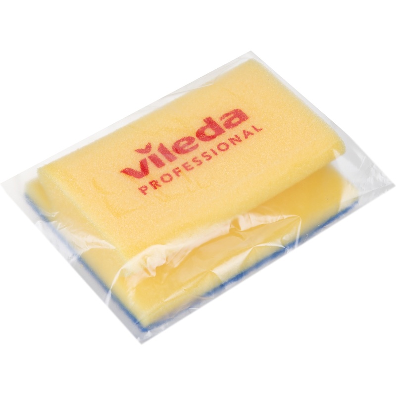 Изображение товара Губка для уборки Vileda Professional поролон 16.5x13 см с абразивным слоем