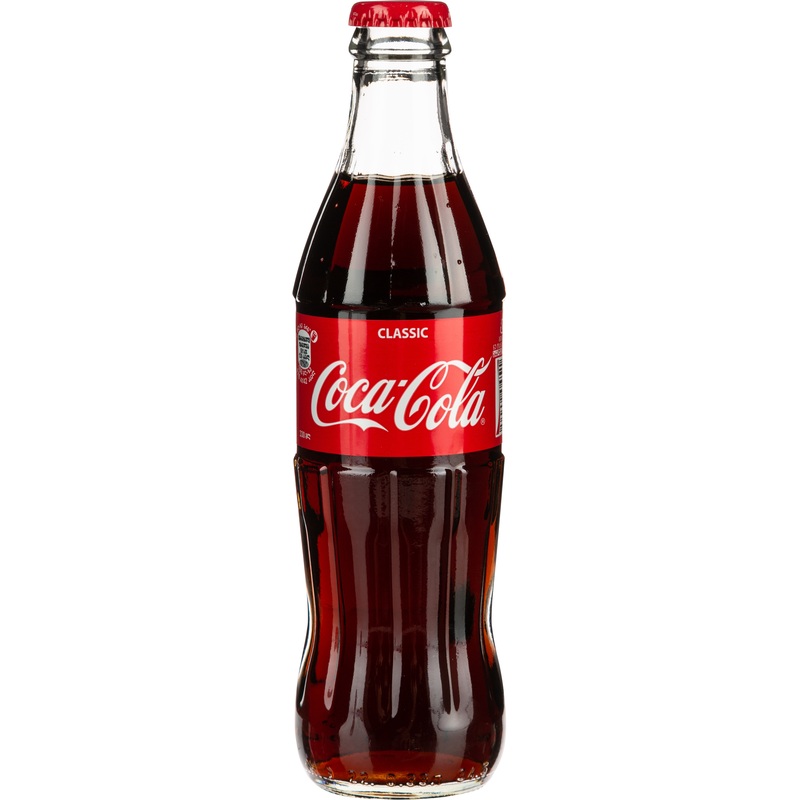 Изображение товара Напиток газированный Coca-Cola 0.33 л (стеклянная бутылка)