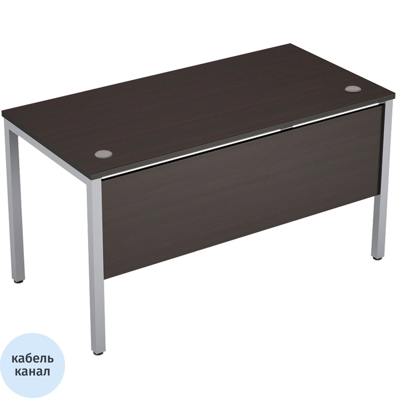 Изображение товара Стол прямой Avance 6МД.009 венге/алюминий матовый 1400х700х750 мм