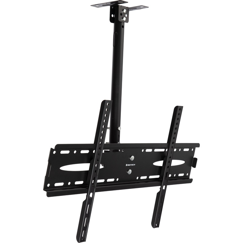 Изображение товара Наклонный кронштейн BigTech для телевизора до 72 дюймов черный