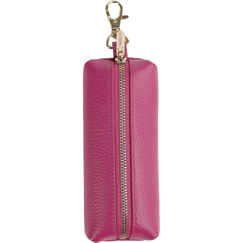 Изображение товара Ключница женская Fabretti из натуральной кожи фуксия Q250013D-73