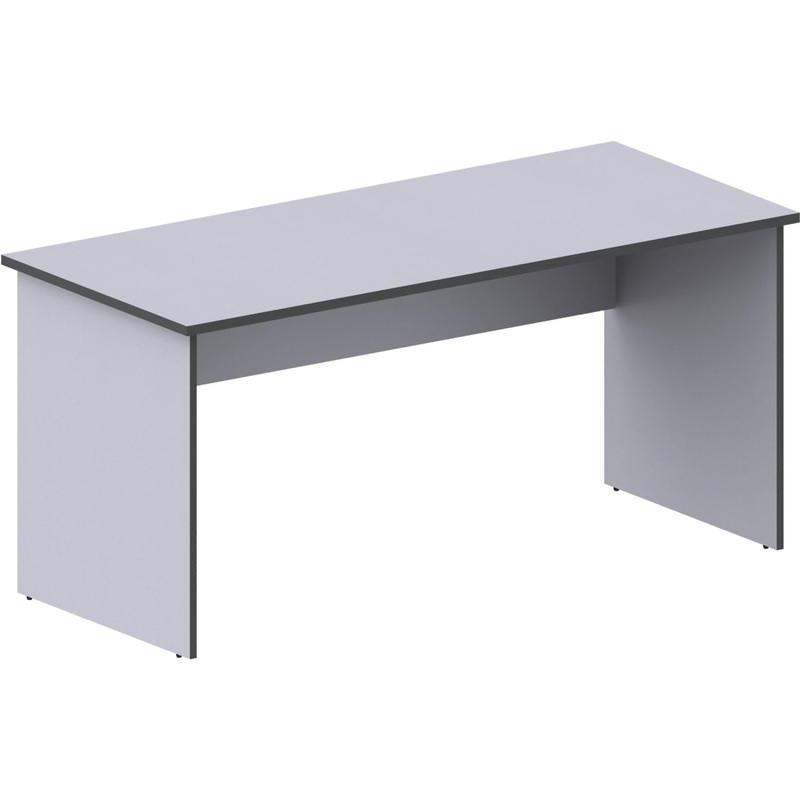 Изображение товара Стол прямой Агат АСС-2 серый 1600х700х750 мм с регулируемыми опорами