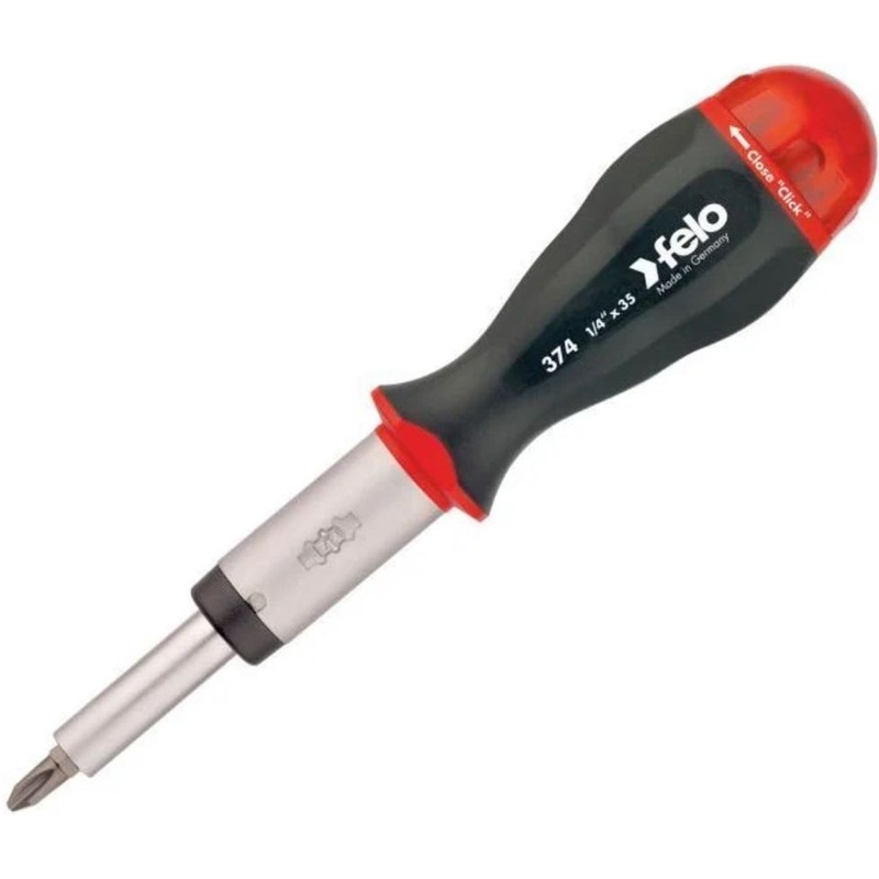 Изображение товара Отвертка реверсивная Felo с набором бит 37400405