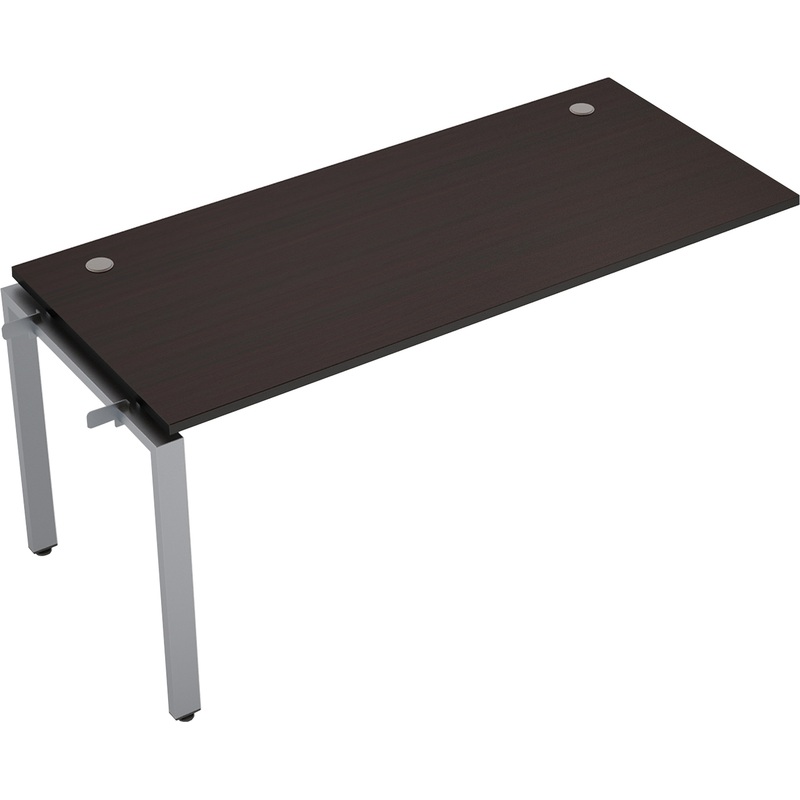 Изображение товара Стол Element Avance 6МБС.6168 венге/матовый алюминий 1200х600х750 мм