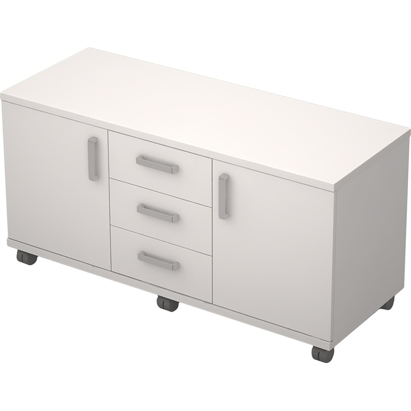 Изображение товара Тумба подкатная Avance 6Т.006 белая с 3 ящиками мобильная офисная мебель