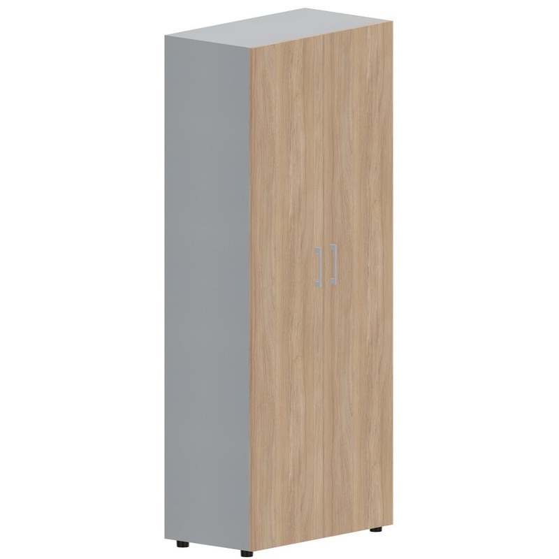Изображение товара Шкаф для одежды Polo светлый дуб/титан 800x440x1950 мм