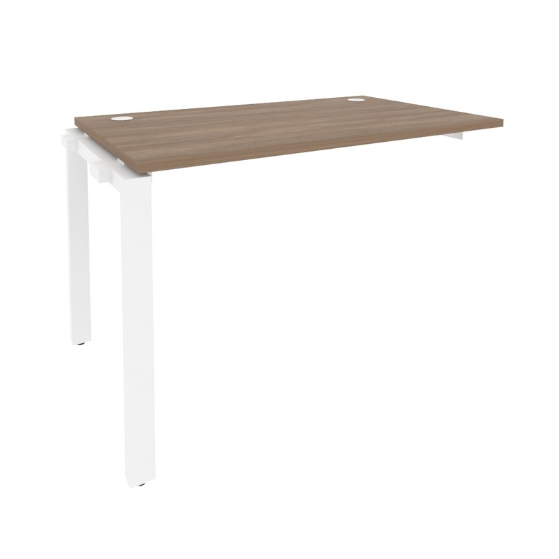 Изображение товара Элемент рабочей станции Onix-П O.MP-1.NRS-2.7 дуб аризона белый, 1180х720х750 мм