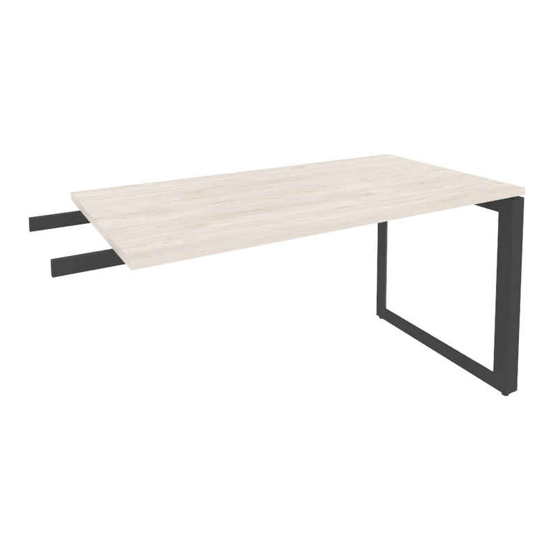 Изображение товара Брифинг-приставка к столам Onix-O O.MO-BR-13 (денвер светлый/антрацит, 1380х720х750 мм)