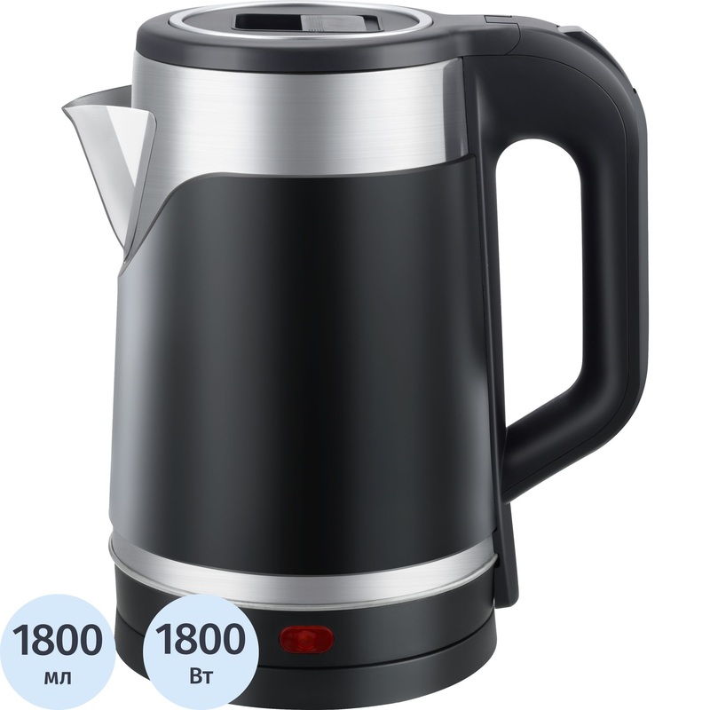 Изображение товара Уценка. Чайник электрический Goodhelper KPS-185C чёрный Изображение товара Уценка. Чайник электрический Goodhelper KPS-185C чёрный