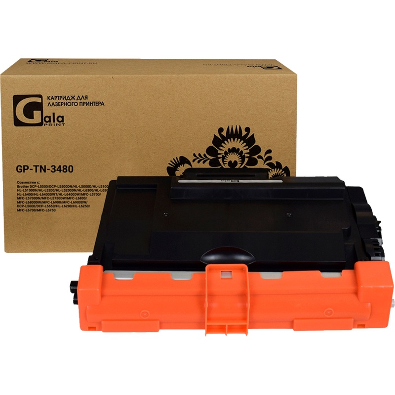 Изображение товара Тонер-картридж GalaPrint TN-3480 GP-TN-3480 для Brother чёрный совместимый повышенной ёмкости