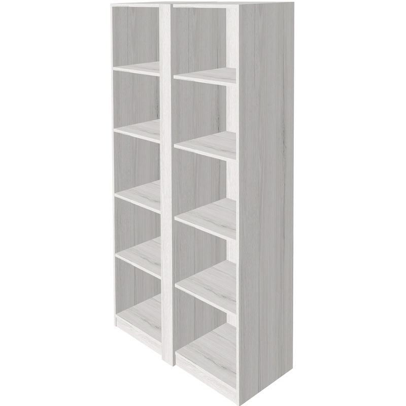 Изображение товара Стеллаж для документов Time.S Ts-40 дуб эльза 1000х440х2000 мм офисный