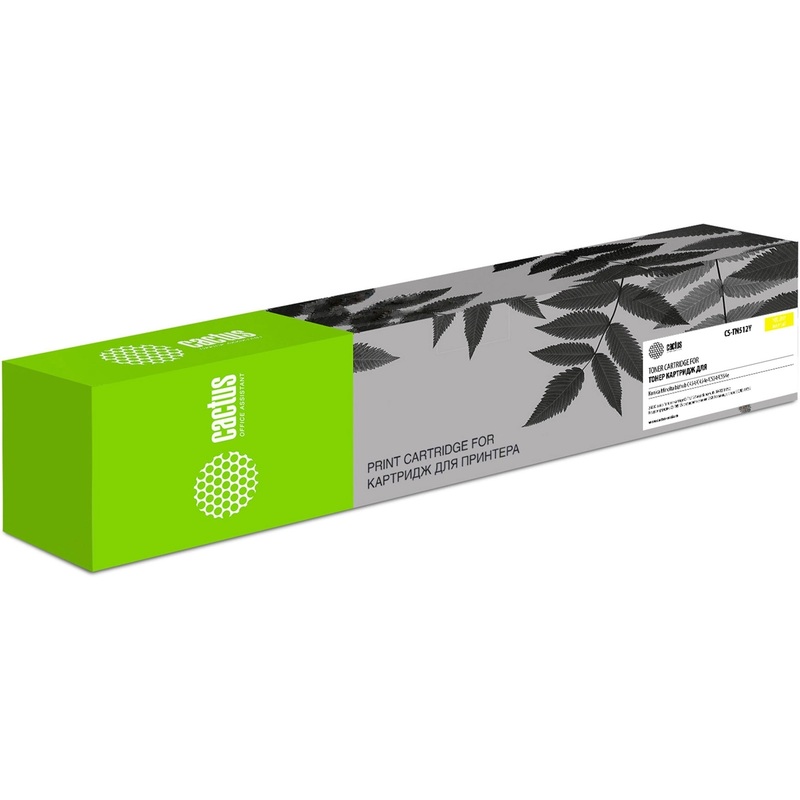 Изображение товара Лазерный картридж Cactus CS-TN512Y M2540 для Kyocera желтый совместимый