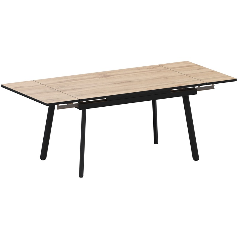 Изображение товара Раскладной стол Гранд дуб вотан 1200x800 мм с регулируемой высотой