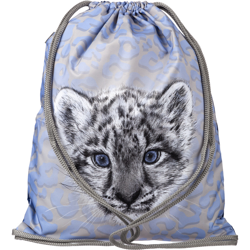 Изображение товара Мешок для сменной обуви Комус Класс Барс 36x47 см серый с ручками