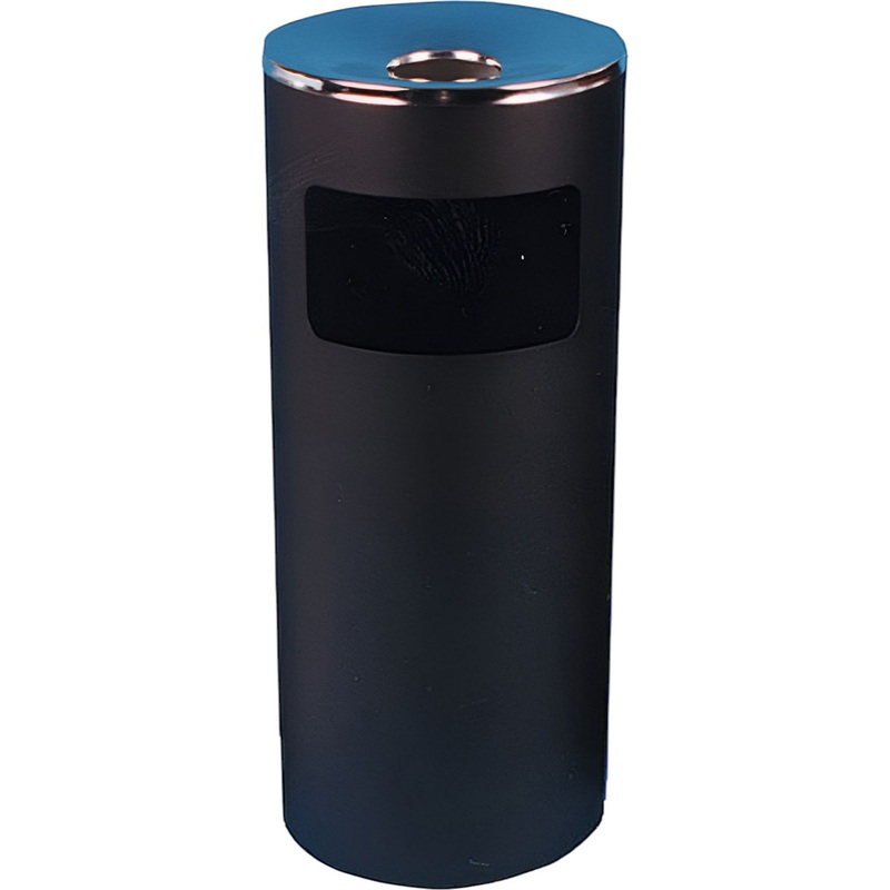 Изображение товара Уценка. Урна-пепельница уличная Титан N 52 30 л оцинкованная сталь (60x25x25 см)