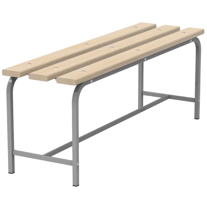 Изображение товара Скамья Титан Мета СТ натуральный - прочное решение для раздевалок 1200x350x450 мм