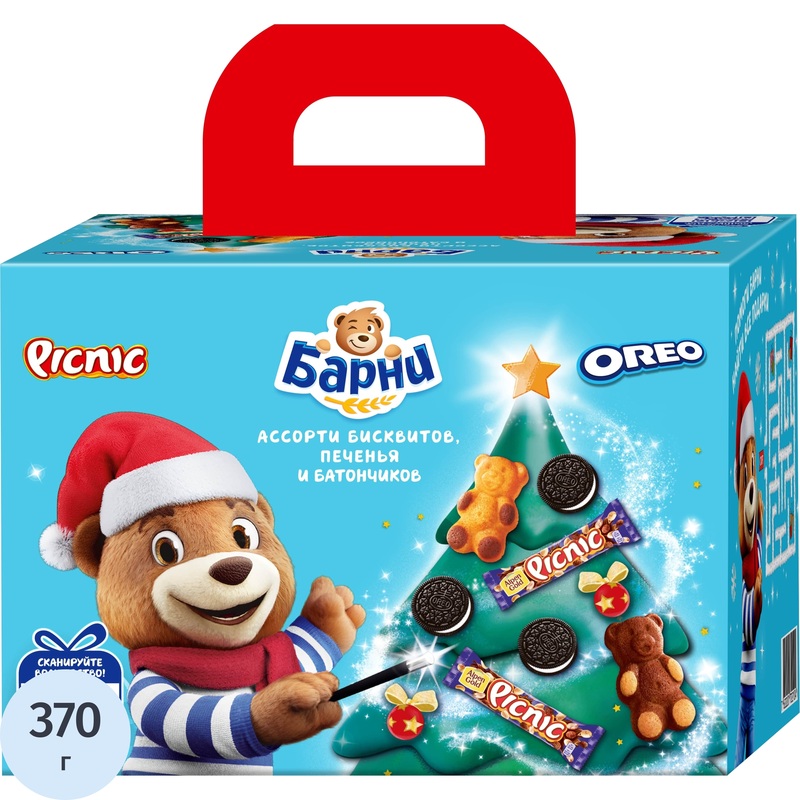 Изображение товара Набор кондитерский Медвежонок Барни-Picnic-Oreo 370 г